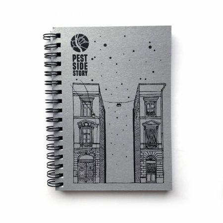 PEST SIDE notebook (inside/outside graphic design)